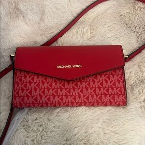 Michael Kors Red Crossbody Bag